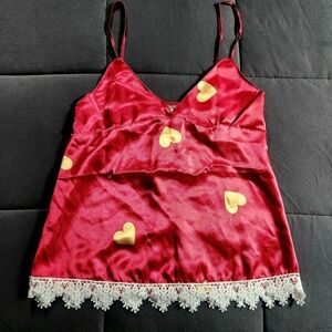 Elegant Red and Gold Women's Camisole